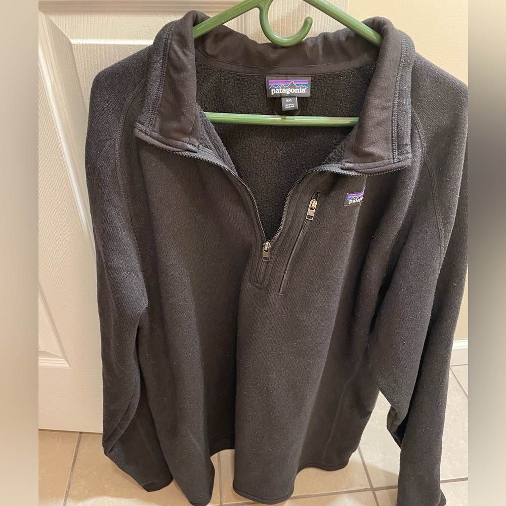 Patagonia mens XXL fleece quarter zip